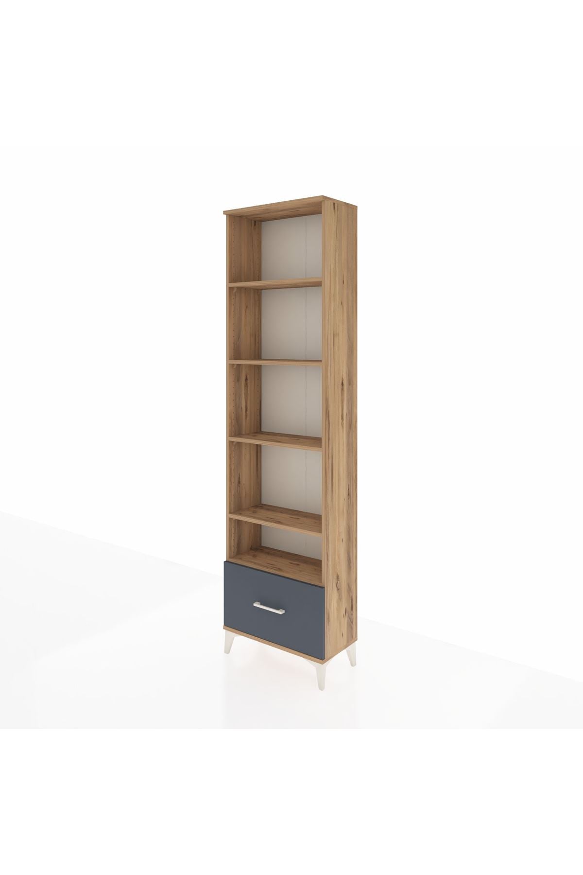 Arges Dolap 5 Raflı Tek Çekmeceli 60x30x221 - S29M012V8A