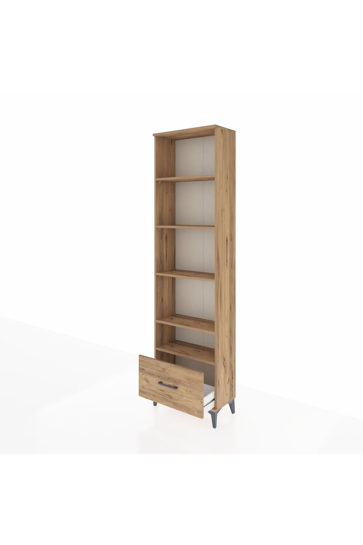 Arges Dolap 5 Raflı Tek Çekmeceli 60x30x221 - S29M012V9A