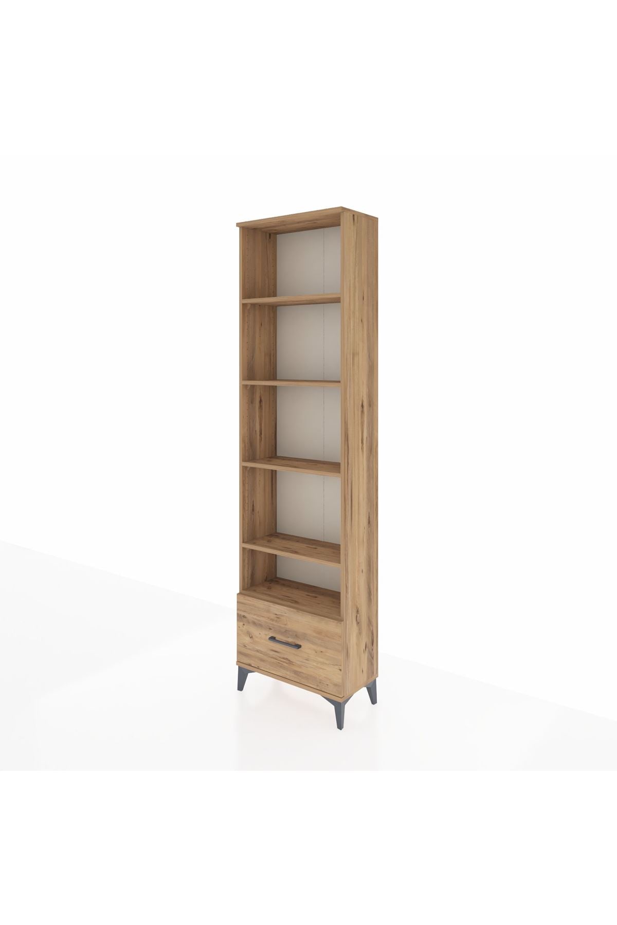 Arges Dolap 5 Raflı Tek Çekmeceli 60x30x221 - S29M012V9A