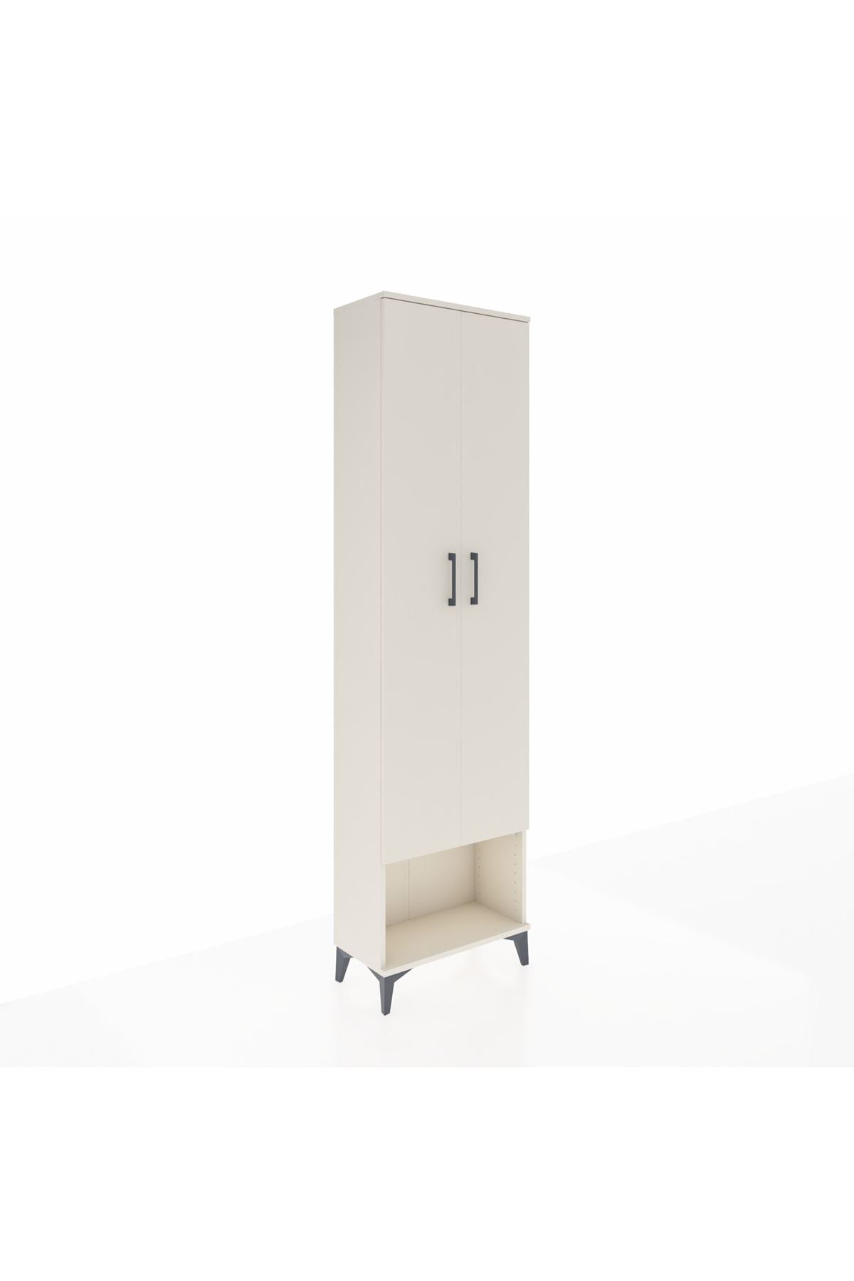 Arges Dolap 3 Raflı 2 Kapaklı Tek Askılı 60x30x221 - S29M013V1A