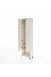Arges Dolap 3 Raflı 2 Kapaklı Tek Askılı 60x30x221 - S29M013V1A