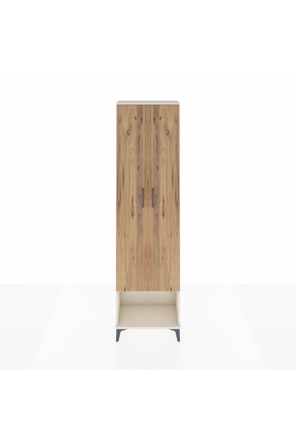 Arges Dolap 3 Raflı 2 Kapaklı Tek Askılı 60x30x221 - S29M013V3A