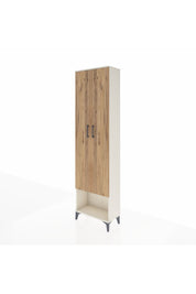 Arges Dolap 3 Raflı 2 Kapaklı Tek Askılı 60x30x221 - S29M013V3A