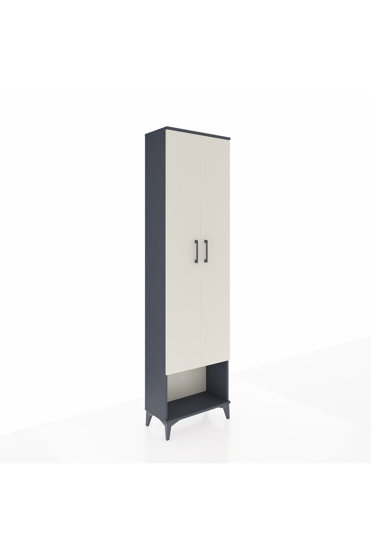 Arges Dolap 3 Raflı 2 Kapaklı Tek Askılı 60x30x221 - S29M013V4A