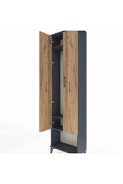 Arges Dolap 3 Raflı 2 Kapaklı Tek Askılı 60x30x221 - S29M013V6A