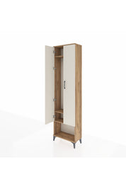 Arges Dolap 3 Raflı 2 Kapaklı Tek Askılı 60x30x221 - S29M013V7A