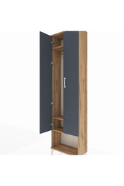 Arges Dolap 3 Raflı 2 Kapaklı Tek Askılı 60x30x221 - S29M013V8A