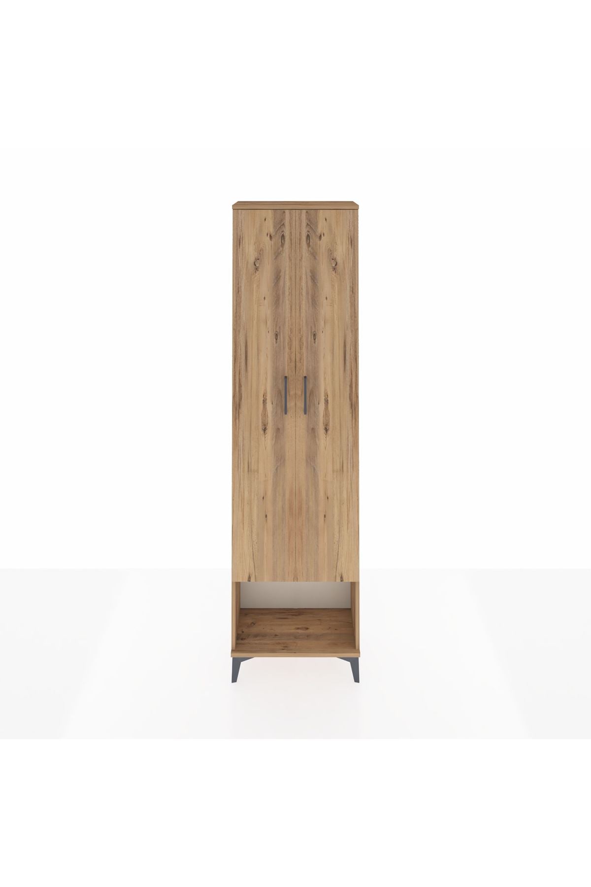 Arges Dolap 3 Raflı 2 Kapaklı Tek Askılı 60x30x221 - S29M013V9A