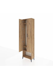 Arges Dolap 3 Raflı 2 Kapaklı Tek Askılı 60x30x221 - S29M013V9A
