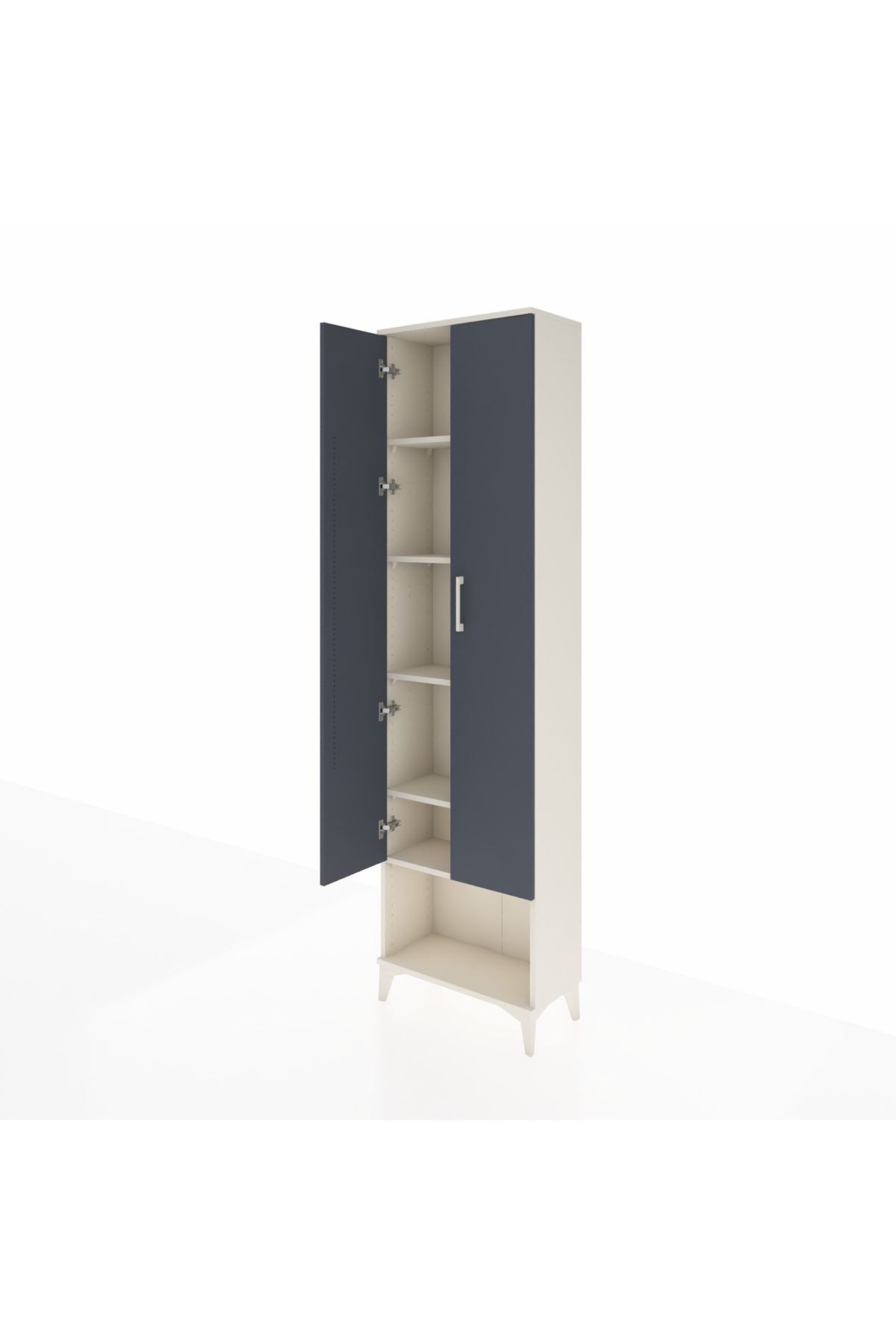 Arges Dolap 5 Raflı 2 Kapaklı 60x30x221 - S29M014V2A