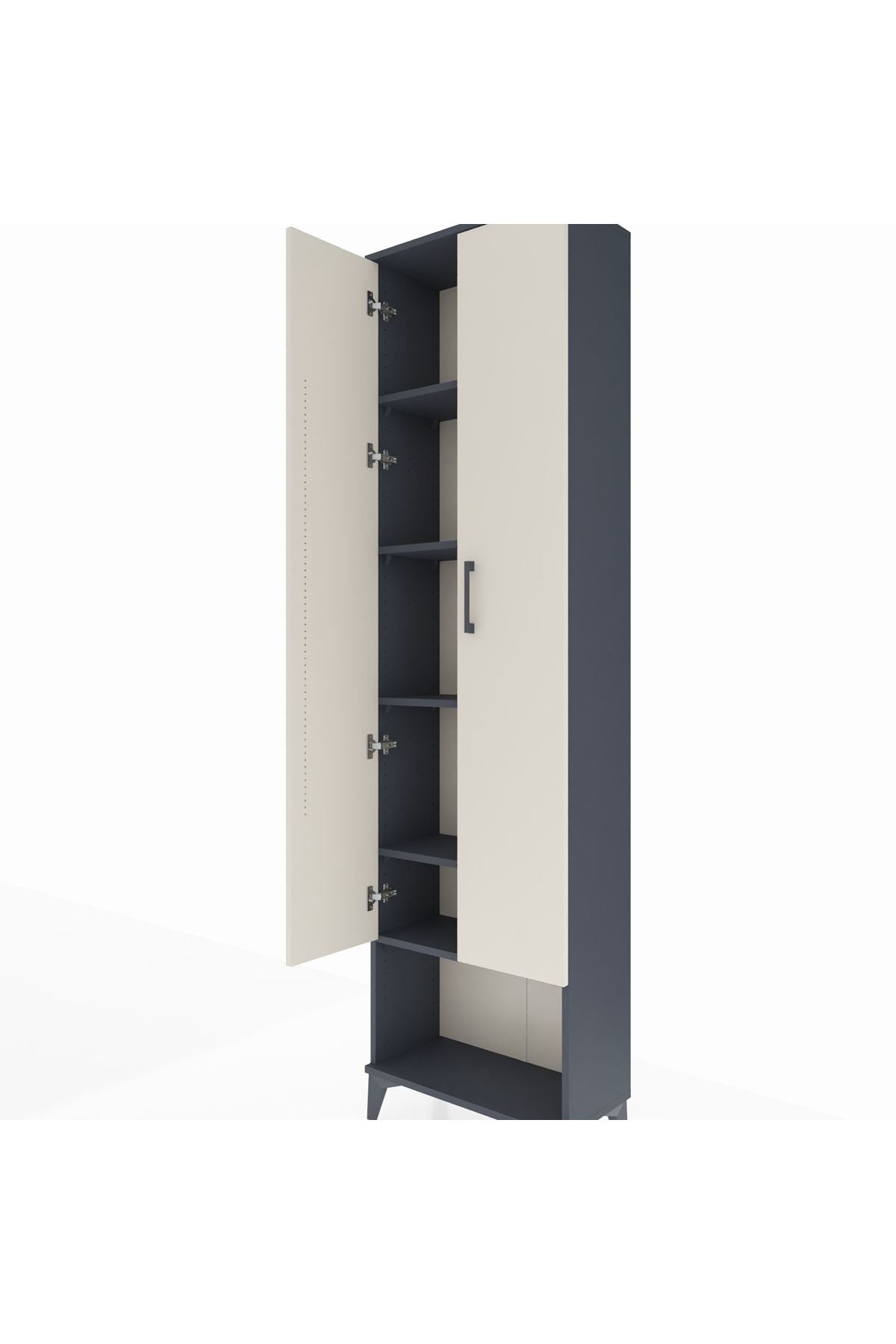 Arges Dolap 5 Raflı 2 Kapaklı 60x30x221 - S29M014V4A