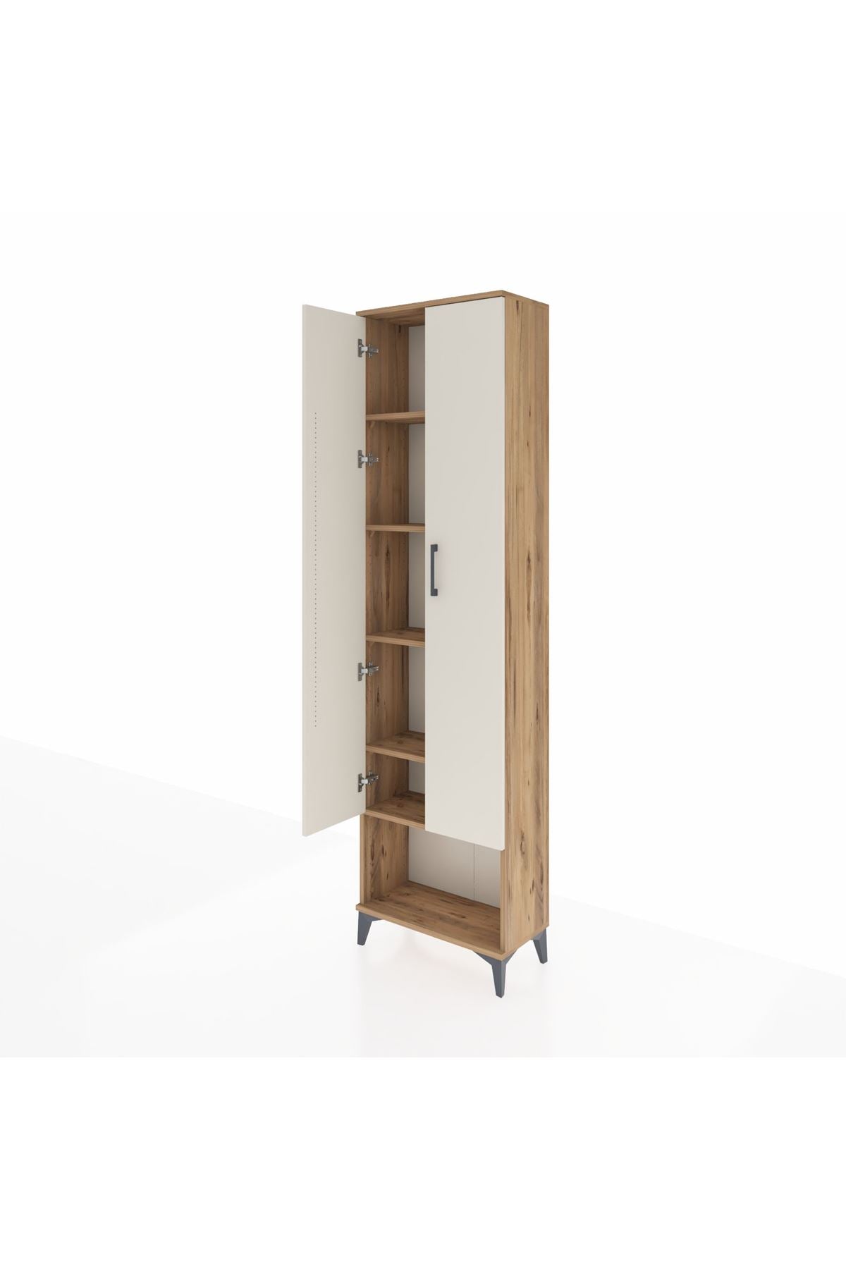 Arges Dolap 5 Raflı 2 Kapaklı 60x30x221 - S29M014V7A