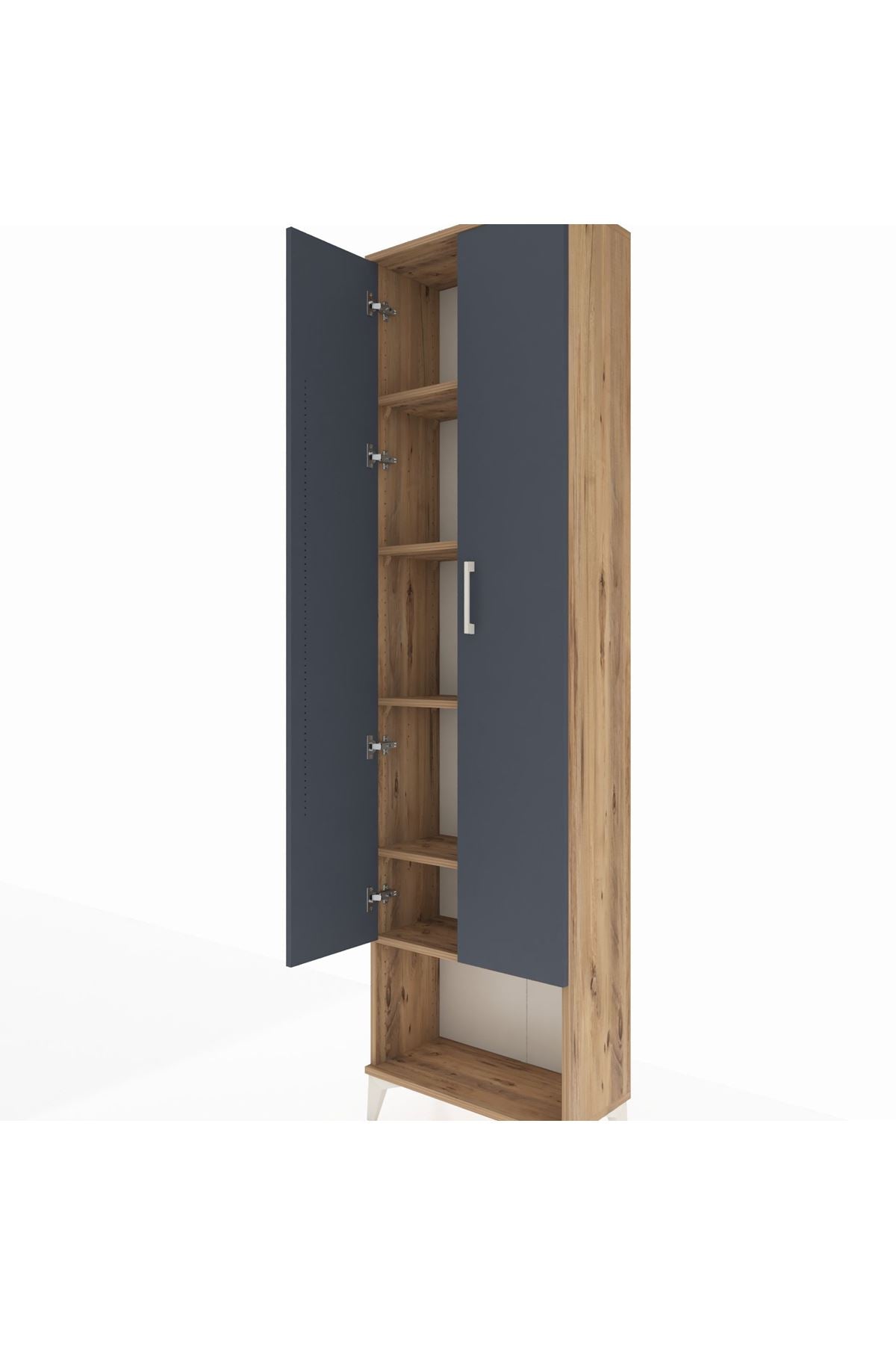 Arges Dolap 5 Raflı 2 Kapaklı 60x30x221 - S29M014V8A