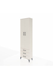 Arges Dolap 3 Raflı 3 Çekmeceli Tek Askılı 60x30x221 - S29M015V1A