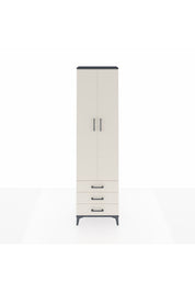 Arges Dolap 3 Raflı 3 Çekmeceli Tek Askılı 60x30x221 - S29M015V4A