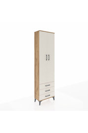 Arges Dolap 3 Raflı 3 Çekmeceli Tek Askılı 60x30x221 - S29M015V7A