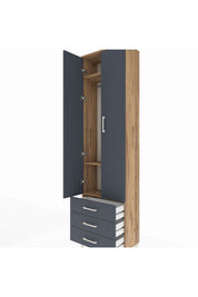 Arges Dolap 3 Raflı 3 Çekmeceli Tek Askılı 60x30x221 - S29M015V8A