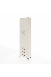 Arges Dolap 4 Raflı 3 Çekmeceli 2 Kapaklı 60x30x221 - S29M016V1A