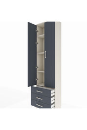 Arges Dolap 4 Raflı 3 Çekmeceli 2 Kapaklı 60x30x221 - S29M016V2A