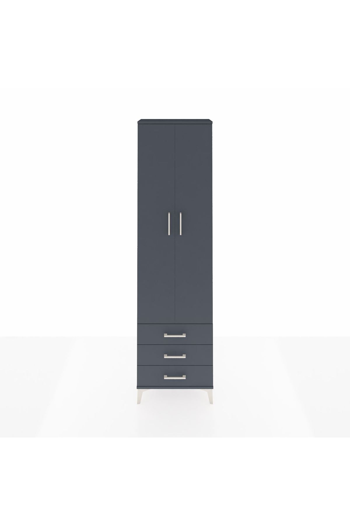 Arges Dolap 4 Raflı 3 Çekmeceli 2 Kapaklı 60x30x221 - S29M016V5A