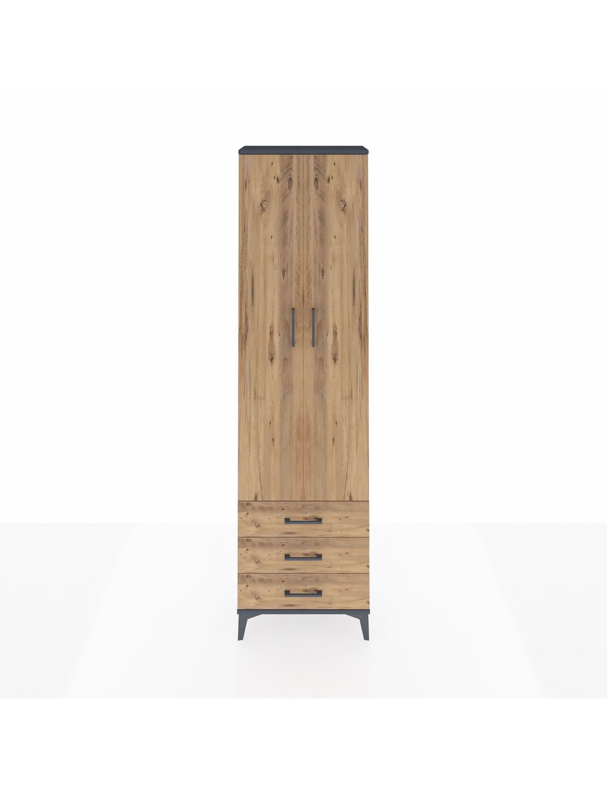 Arges Dolap 4 Raflı 3 Çekmeceli 2 Kapaklı 60x30x221 - S29M016V6A