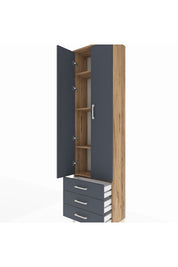 Arges Dolap 4 Raflı 3 Çekmeceli 2 Kapaklı 60x30x221 - S29M016V8A