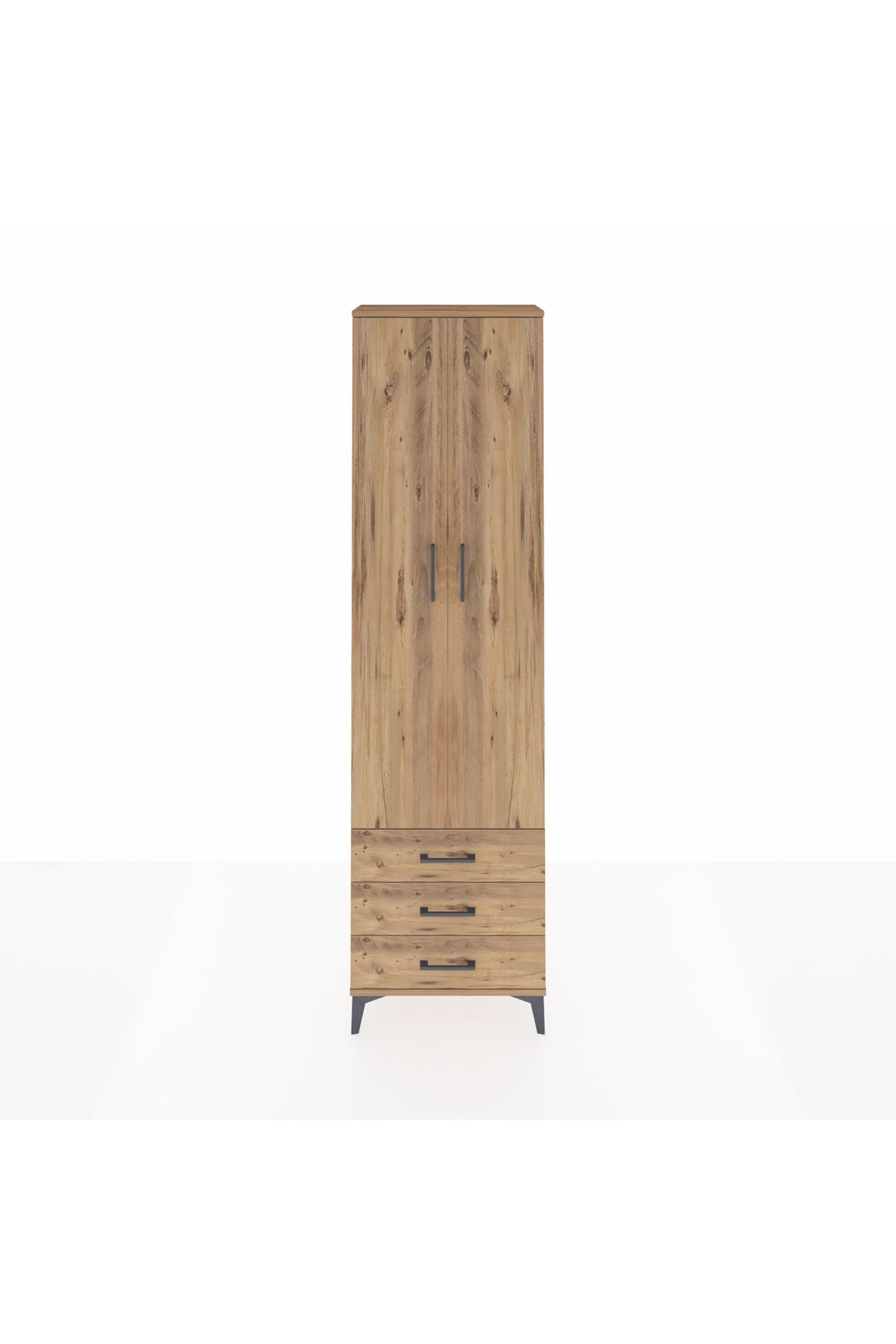 Arges Dolap 4 Raflı 3 Çekmeceli 2 Kapaklı 60x30x221 - S29M016V9A