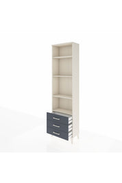 Arges Dolap 4 Raflı 3 Çekmeceli 60x30x221 - S29M017V2A