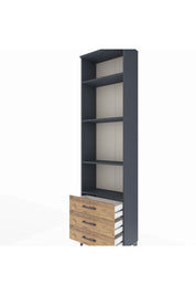 Arges Dolap 4 Raflı 3 Çekmeceli 60x30x221 - S29M017V6A
