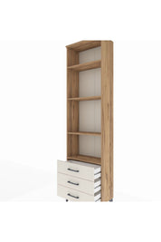 Arges Dolap 4 Raflı 3 Çekmeceli 60x30x221 - S29M017V7A