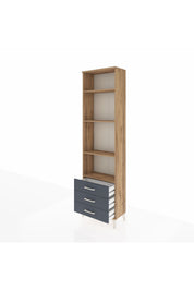 Arges Dolap 4 Raflı 3 Çekmeceli 60x30x221 - S29M017V8A