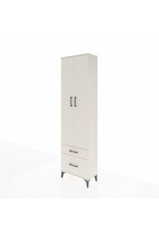 Arges Dolap 3 Raflı 2 Çekmeceli Tek Askılı 60x30x221 - S29M018V1A