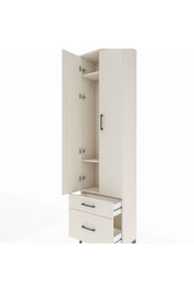 Arges Dolap 3 Raflı 2 Çekmeceli Tek Askılı 60x30x221 - S29M018V1A