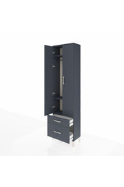 Arges Dolap 3 Raflı 2 Çekmeceli Tek Askılı 60x30x221 - S29M018V5A