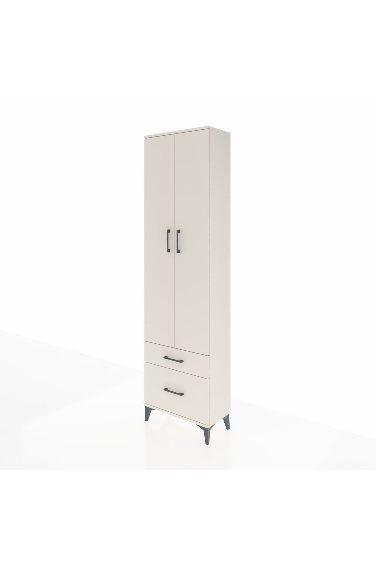 Arges Dolap 4 Raflı 2 Çekmeceli 2 Kapaklı 60x30x221 - S29M019V1A