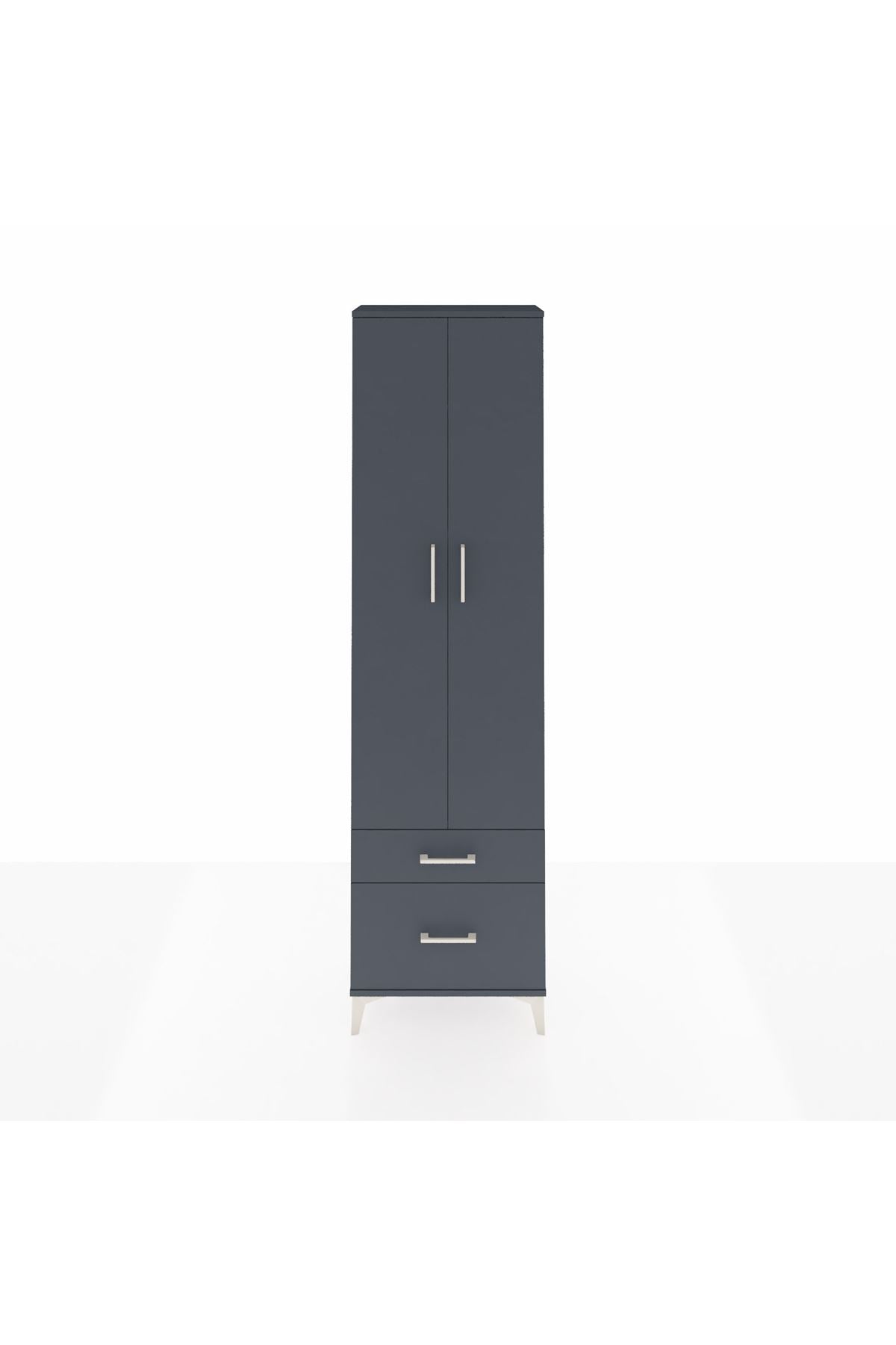Arges Dolap 4 Raflı 2 Çekmeceli 2 Kapaklı 60x30x221 - S29M019V5A