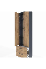 Arges Dolap 4 Raflı 2 Çekmeceli 2 Kapaklı 60x30x221 - S29M019V6A