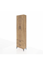 Arges Dolap 4 Raflı 2 Çekmeceli 2 Kapaklı 60x30x221 - S29M019V9A