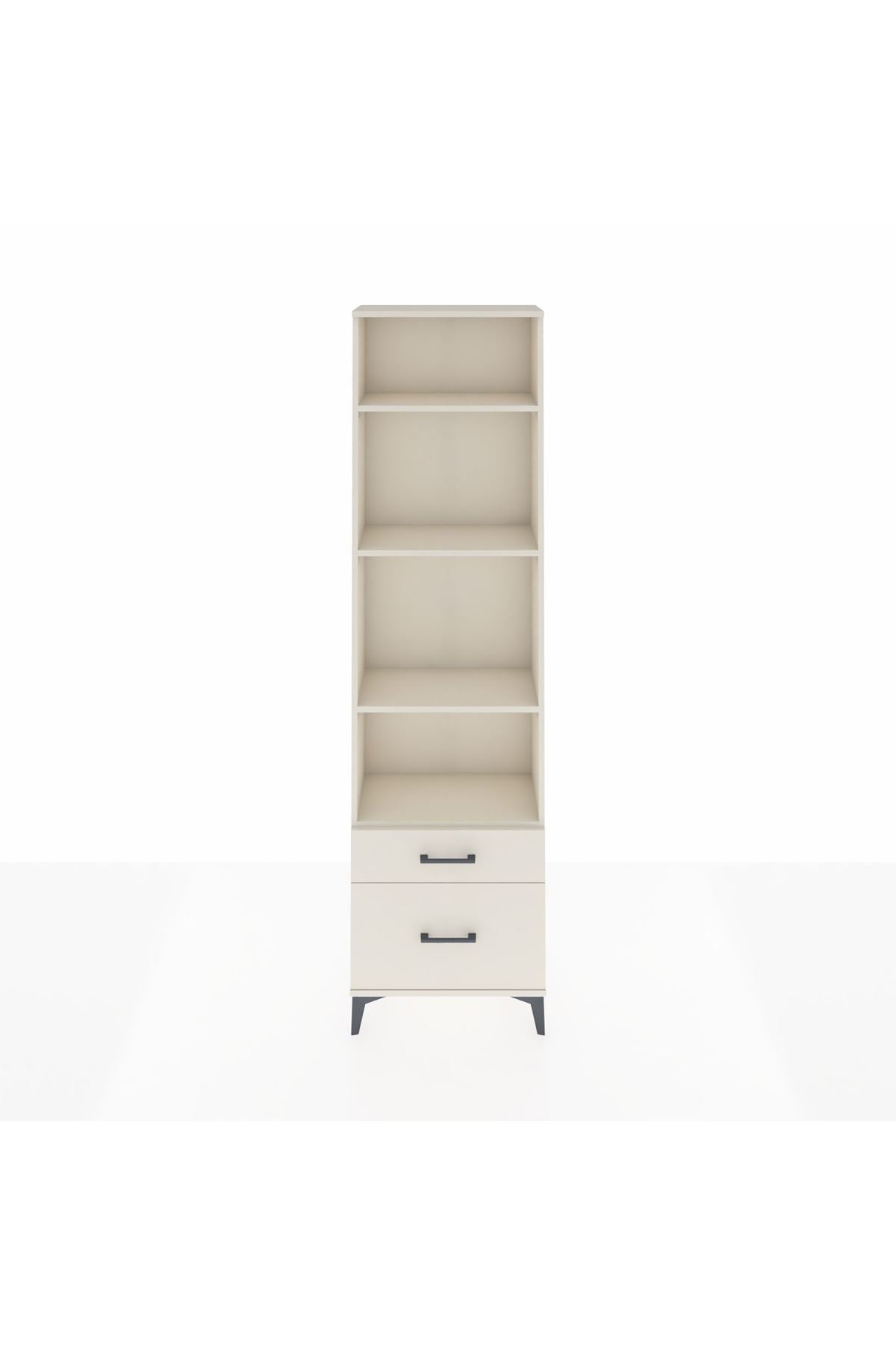 Arges Dolap 4 Raflı 2 Çekmeceli 60x30x221 - S29M020V1A