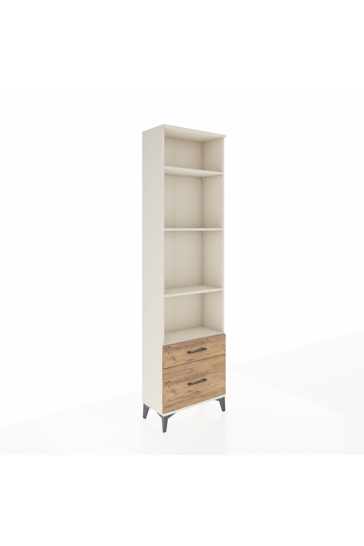 Arges Dolap 4 Raflı 2 Çekmeceli 60x30x221 - S29M020V3A