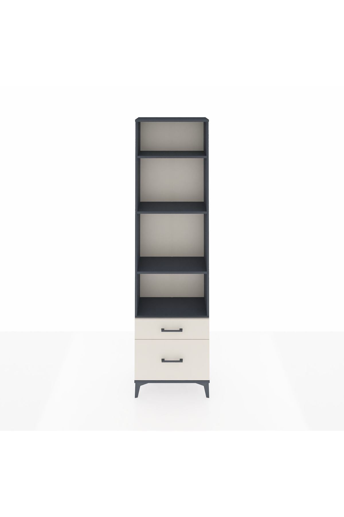 Arges Dolap 4 Raflı 2 Çekmeceli 60x30x221 - S29M020V4A