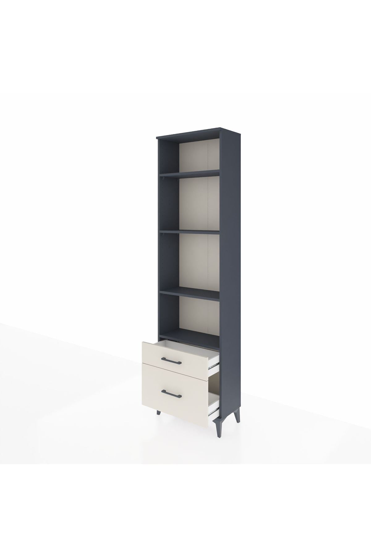 Arges Dolap 4 Raflı 2 Çekmeceli 60x30x221 - S29M020V4A
