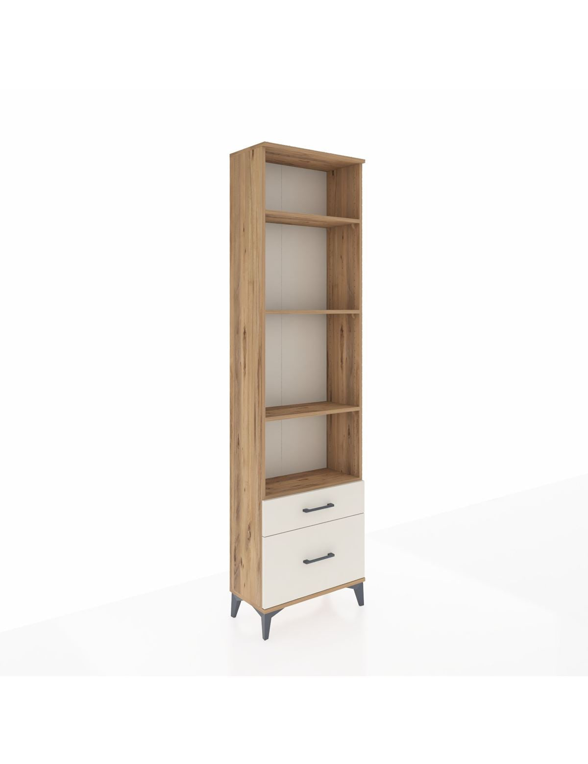 Arges Dolap 4 Raflı 2 Çekmeceli 60x30x221 - S29M020V7A