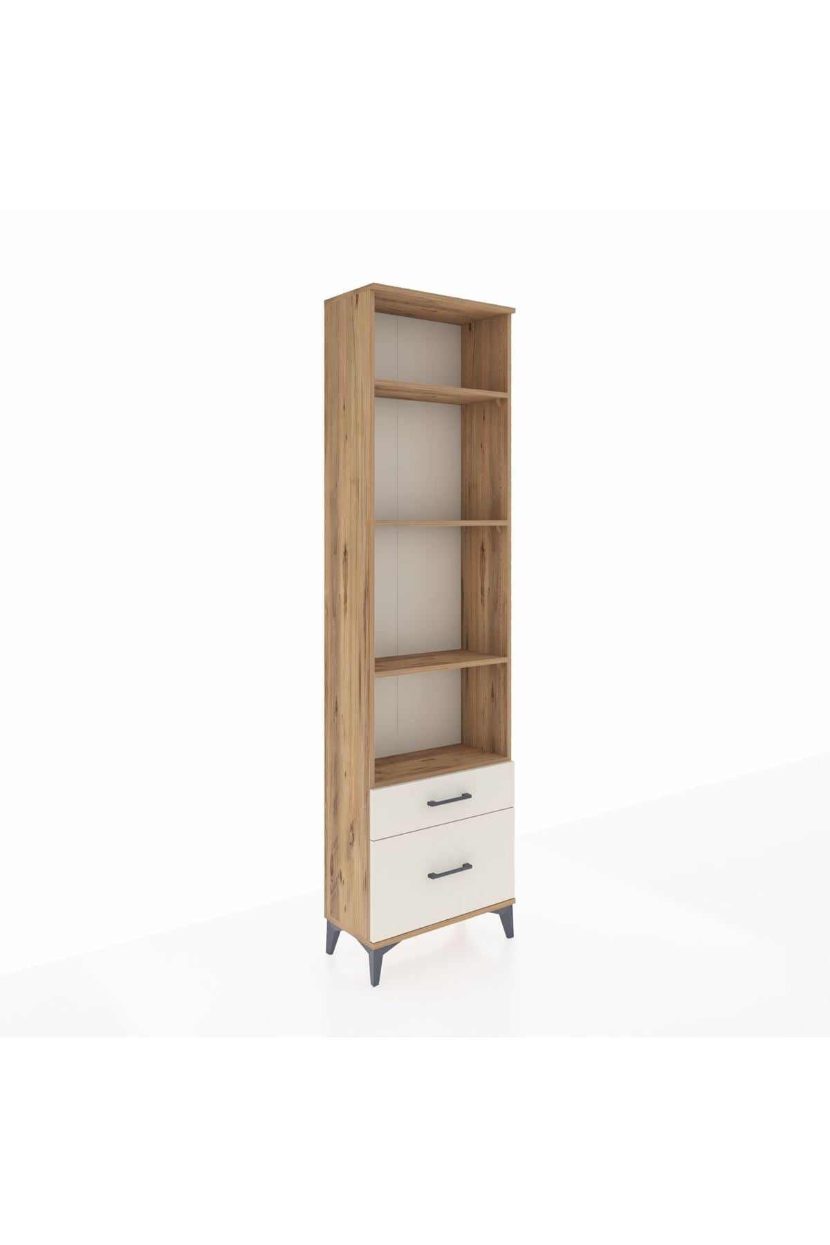 Arges Dolap 4 Raflı 2 Çekmeceli 60x30x221 - S29M020V7A