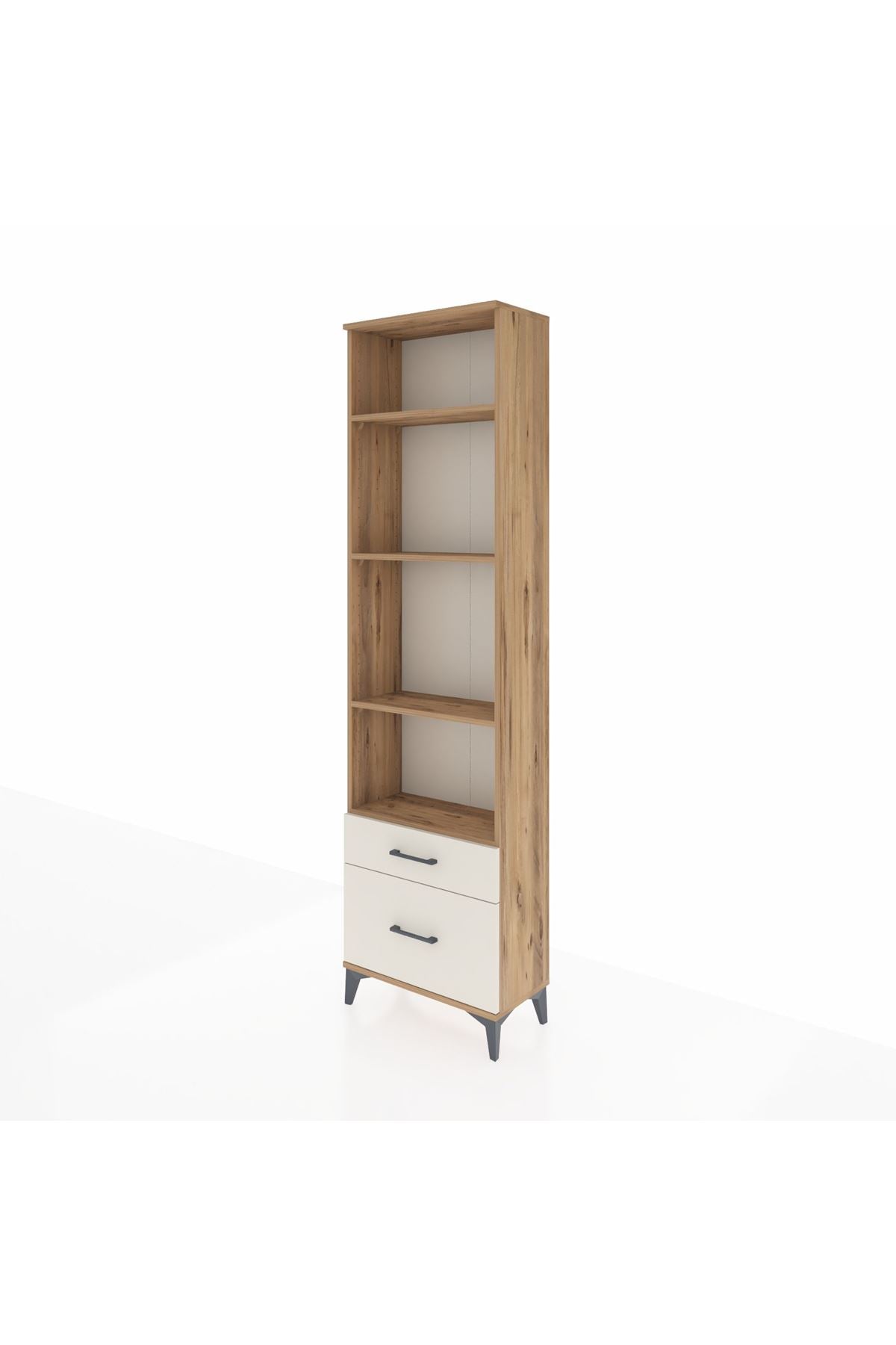 Arges Dolap 4 Raflı 2 Çekmeceli 60x30x221 - S29M020V7A