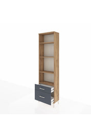 Arges Dolap 4 Raflı 2 Çekmeceli 60x30x221 - S29M020V8A