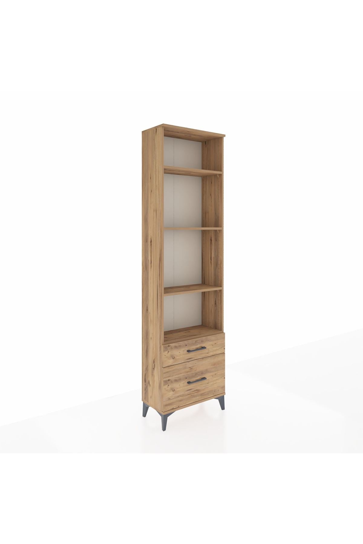 Arges Dolap 4 Raflı 2 Çekmeceli 60x30x221 - S29M020V9A