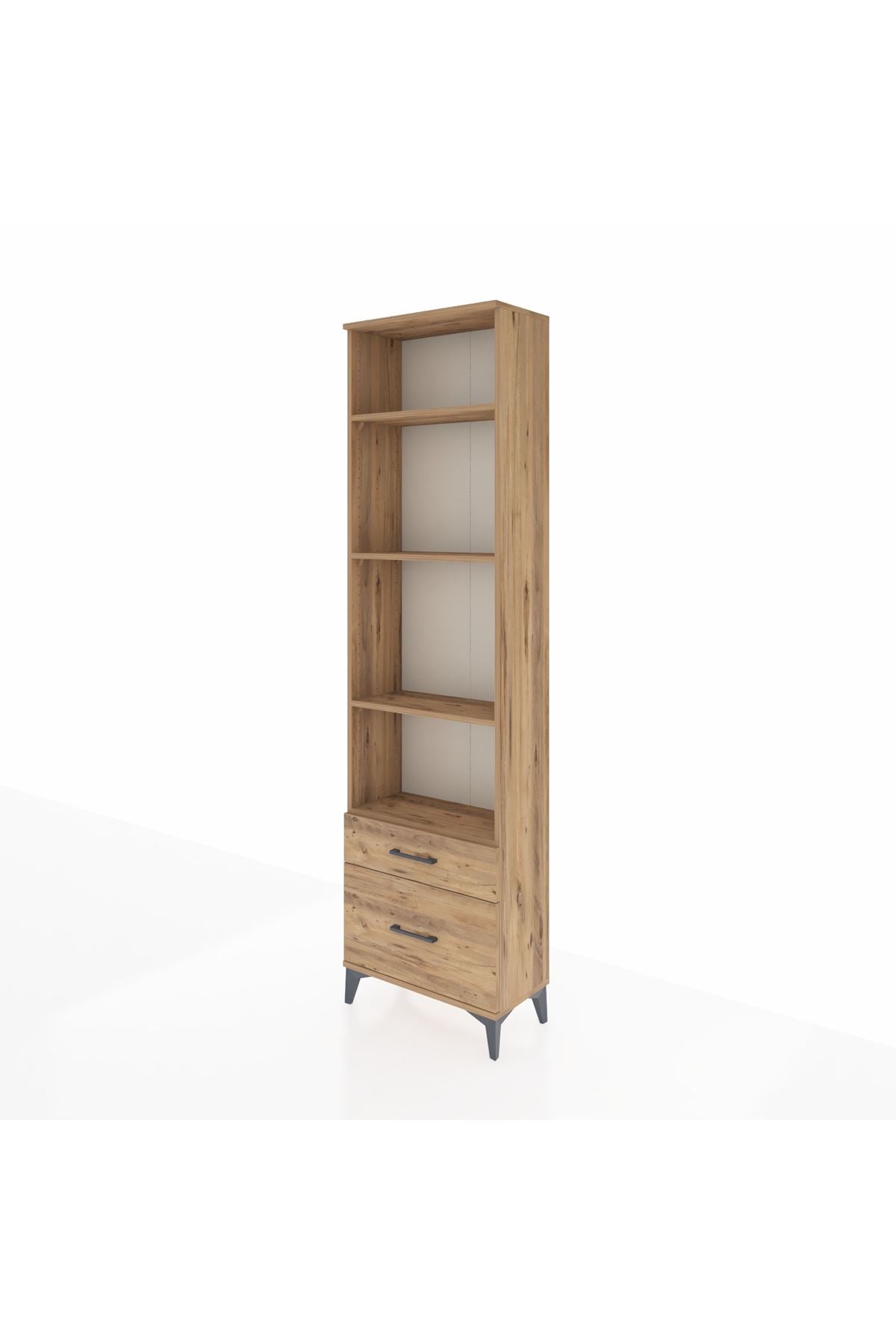 Arges Dolap 4 Raflı 2 Çekmeceli 60x30x221 - S29M020V9A