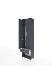 Arges Dolap 3 Raflı Tek Çekmeceli Tek Askılı 60x30x221 - S29M021V5A