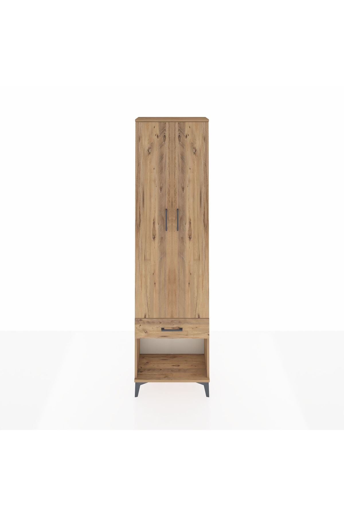 Arges Dolap 3 Raflı Tek Çekmeceli Tek Askılı 60x30x221 - S29M021V9A